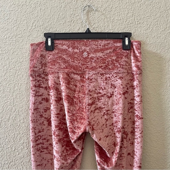 Lululemon Wunder Under Legging Tight Pant Velvet Barbie Pink Athleisure Gym 12 - Picture 6 of 12